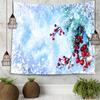 Christmas Tapestry Christmas Tree Ball Room Decoration Cloth Christmas Gift Retro Scene Decoration Tapestry For Living Room