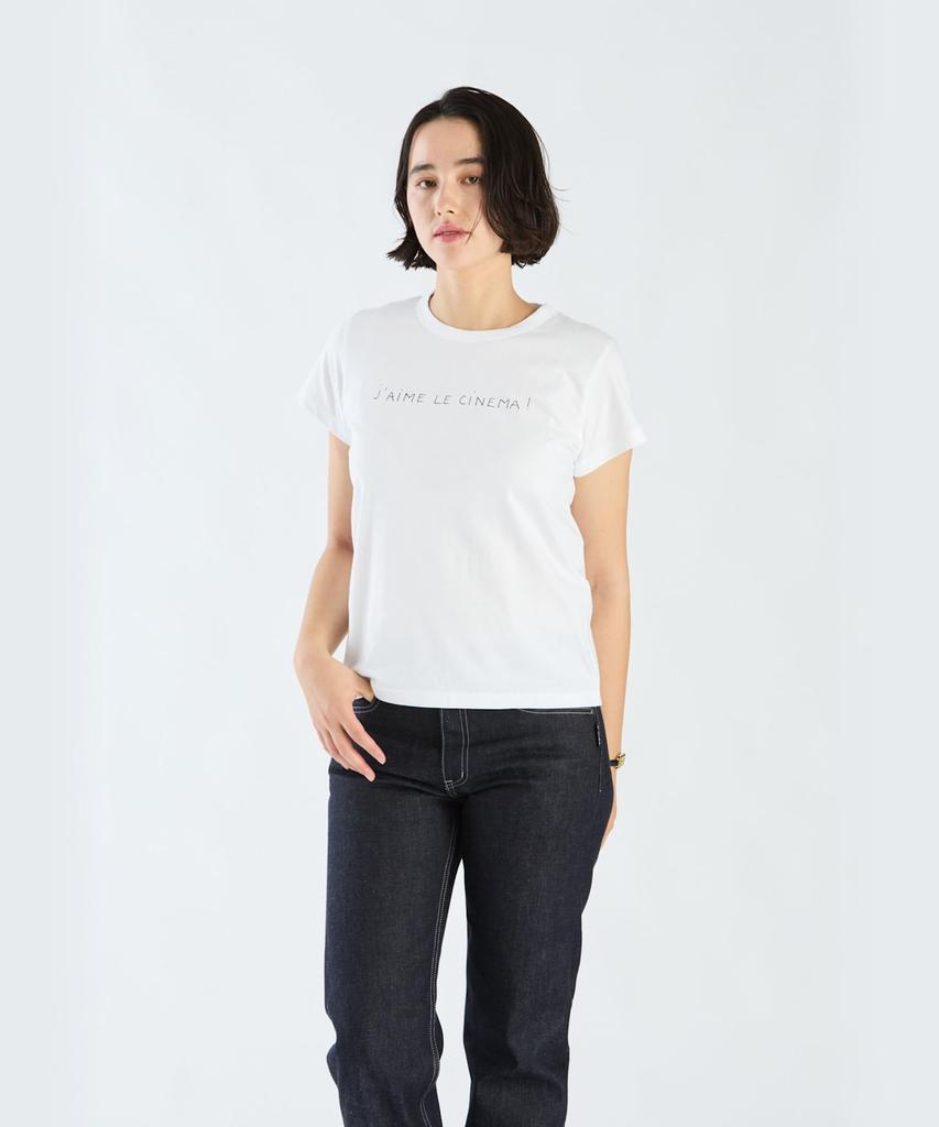 agnes Message S345 TS Size 2 White b. T-Shirt Women's (M)