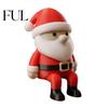 Holiday Shelf Sitter 3D Printed Santa Claus Figurine, Christmas Decoration, Party Supplies Small Gnome Statue for Desktop Home Decor Seasonal