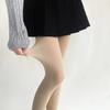 Smoky Grey Hue Tights Women Fashion JK White Silk Matte Finish Comfortable Velvet Bottoming Stockings Soft Nylon Pantyhose