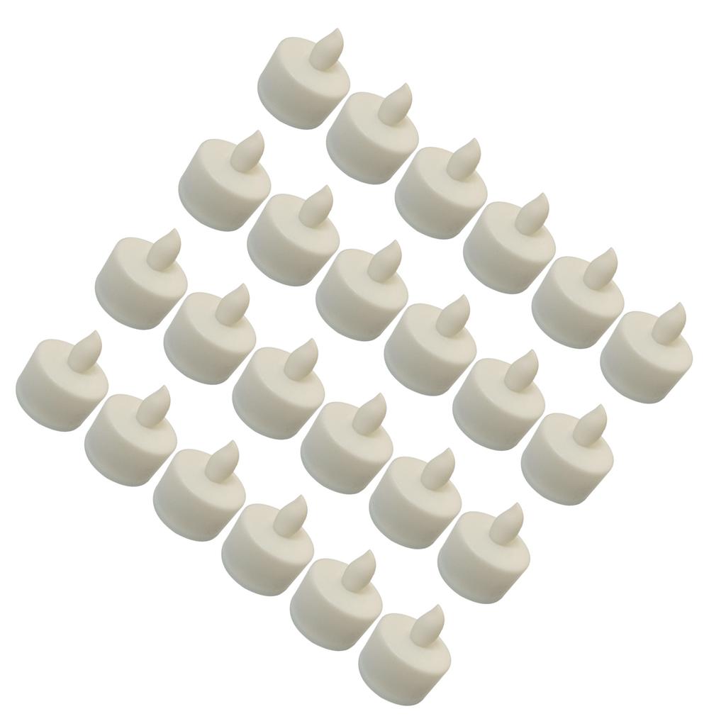 24Pcs LED Electronic Candle Light Flameless LED Tea Lights for Birthday Holiday Party Room Ambinece