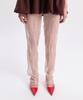 GYEONG Tulle Slim Pants_Beige