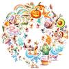 35-100pcs Fairy Tale Stickers Pvc Aesthetic Stationery Decorative Scrapbooking Luggage Laptop Cup Graffiti Decals Supplies