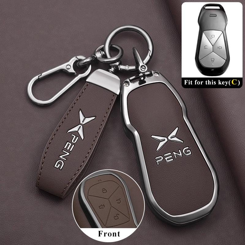 Autoschlüsselhülle für Xpeng Xiaopeng G6 2025 2026 Auto-Styling Schlüsselanhänger Fernbedienung Dekoration Abdeckung Schale Ringhalter Fob Zubehör