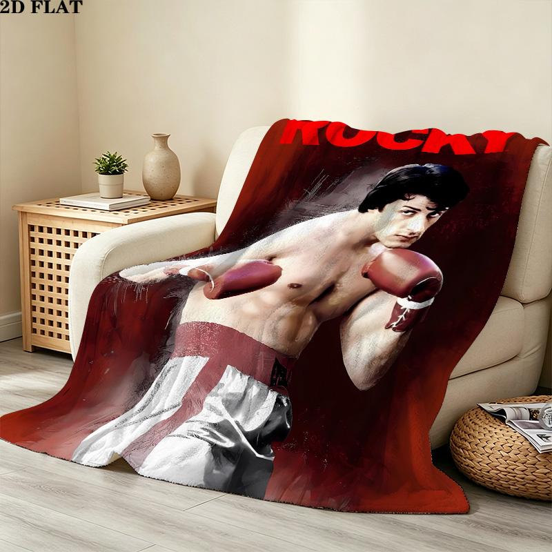 1PC Rocky Patterned Flannel Blanket Suitable For All Seasons For Home Decor Warmth And Comfort Gifts Holiday Present