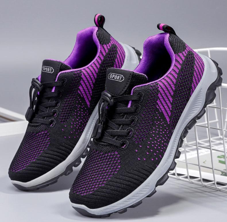 Shoes 2025 New Travel Shoes Comfortable Elderly Mother Shoes Soft-soled Gift Shoes Couple Sports Shoes KT