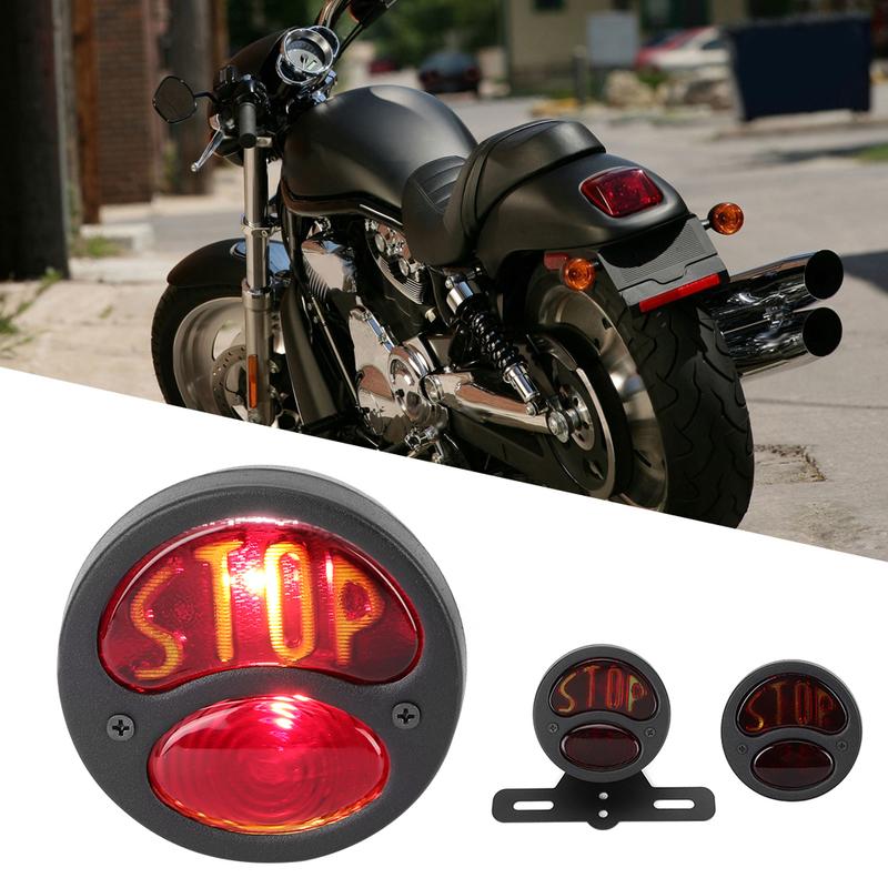 12V Motocyklové Zadní Koncové Brzdové Světlo Signální Světlo Zadní Světlo Motocyklu Brzdové Světlo Motocyklu Zadní Světlo Motocyklu