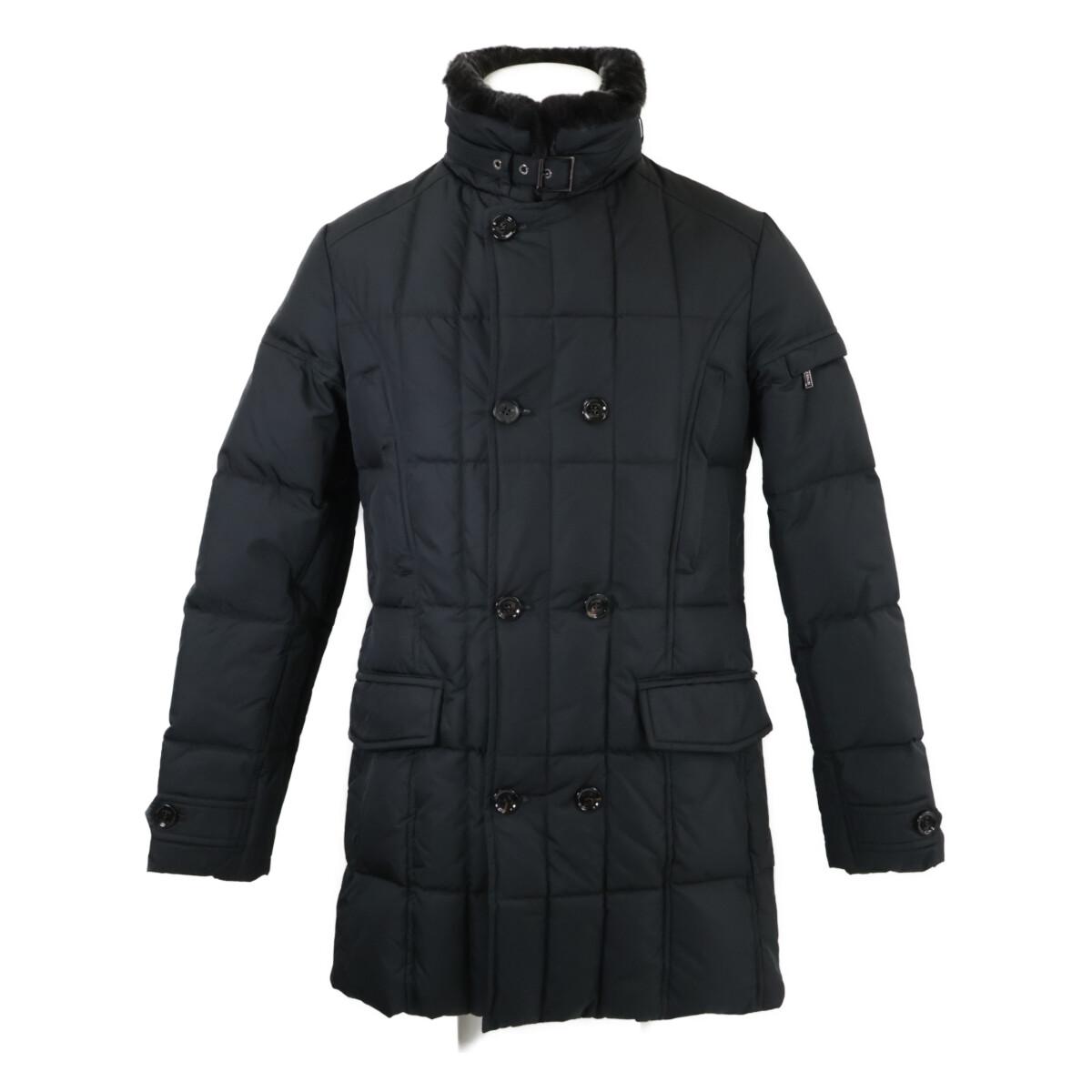 

MOORER [New/Domestically Authorized] MORRIS-KM with Rabbit Fur Collar Jacket 44 NavyUsed