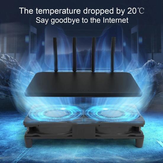 Router Chladicí ventilátor 5V USB Počítač Tablet Host Pouzdro Chladicí ventilátor Tichý Silný vítr Nárazuvzdorný Stabilní výstup Chladicí ventilátor Chladič