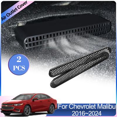 Für Chevrolet Malibu XL 2016~2024 Auto Luftauslassabdeckungen unter Rücksitz Lüftungsgitter Klimaanlage Belüftung Innenraumzubehör