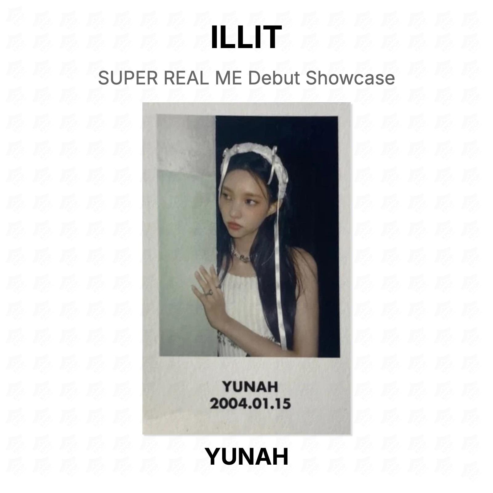 ILLIT SUPER REAL ME Debut Showcase Official Photocard YUNAH