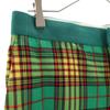 Drawer Wool Made In Japan Check Pattern Tapered Pants 40 Green Women Used