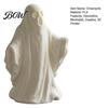 Halloween Window Decorations 3D Printed Ghost Statue Ornament, Funny Figurine, Minimalist Pleated Ornaments Cloak Sculpture for Home Tabletop