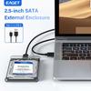 EAGET Carcasă Externă pentru Hard Disk de 2,5'' USB 3.0 la SATA III Carcasă pentru Hard Disk pentru HDD SATA SSD de 2,5 Inci Suport Max 6TB UASP