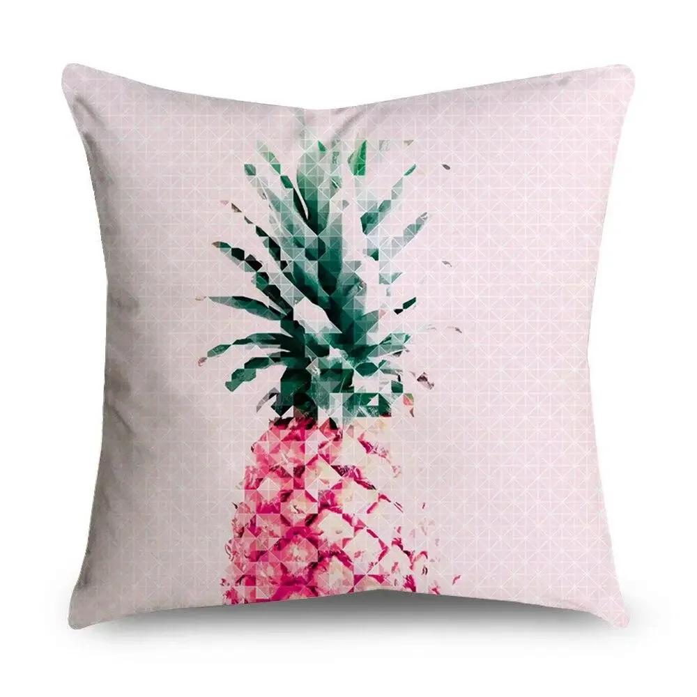 Nordic Pineapple Polyester Pillowcase    Bohemian Home Soft Decorative Cushion Cover Sofa Chair Pillowcase
