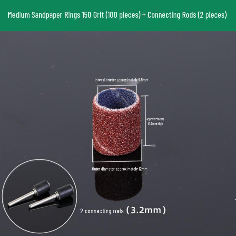 Electric Grinder Sanding Ring & Polishing Tool for Metal, Wood, and Rust Removal