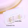 Elegant Petite Fawn Stud Earrings for Women - Fashionable Christmas Holiday Jewelry Gift