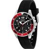 230 Multifunktions-Silikonarmband Schwarzes Zifferblatt Quarz R3251161053 100M Herrenuhr