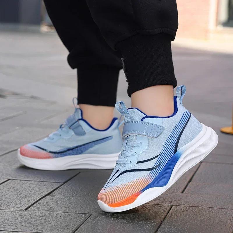 Non-slip Surface Pupil Cuhk Boy Boy Fashion Shoe Children's Shoes Boy Sneakers Shoes Breathable Outdoors Leisure Trainers Casual