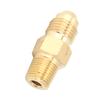 2PCS Brass Adapter Oil Gas Fitting Straight Male AN4 To 1 8in Male NPT Connector
