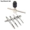 Portable T Tap Wrench Handle Machinist Repair Drill Bit Machine Screw Thread Metric Plug Reamer Manual Hand Tool M3 M4 M5 M6 M8