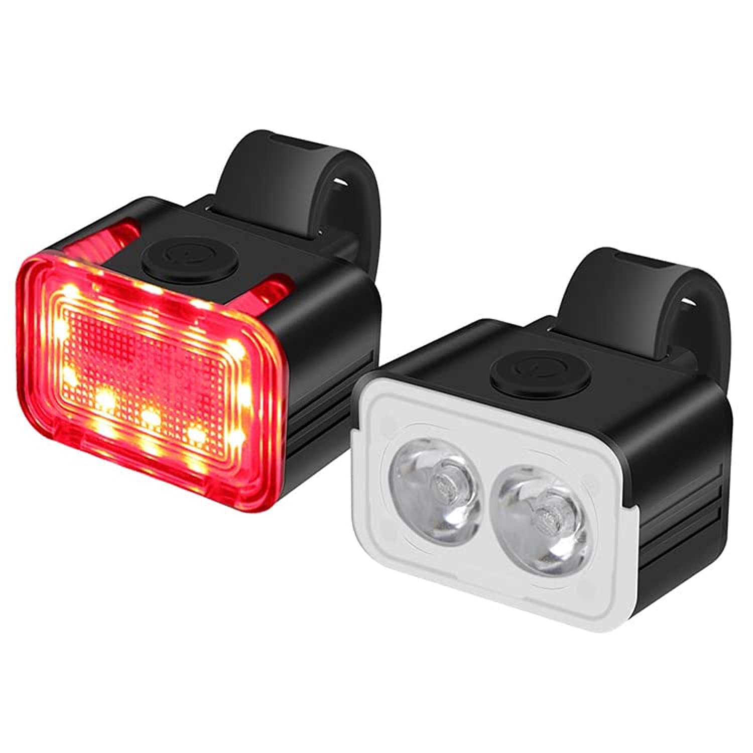 

Vortex L6 Type C USB Rechargeable Aluminum Bike Light Set, 300 Lumens, Super Bright Front and Back LED Rear Tail Light
