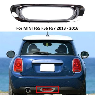 Chromowana Nakładka na Tylny Zderzak z Lampą Przeciwmgielną do Mini Cooper F55/F56/F57 2013-2016 Listwa Tylnej Lampy Przeciwmgielnej Ramka Światła Hamowania 51127365737