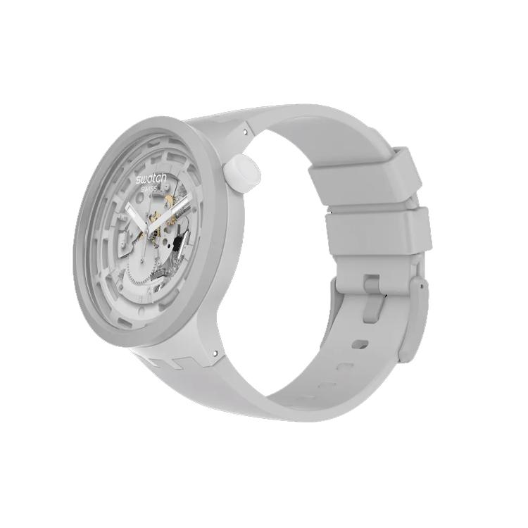 SWATCH BIOCERAMIC C-Grey SB03M100 47mm Skeleton Watch SB03M100 SB03M100