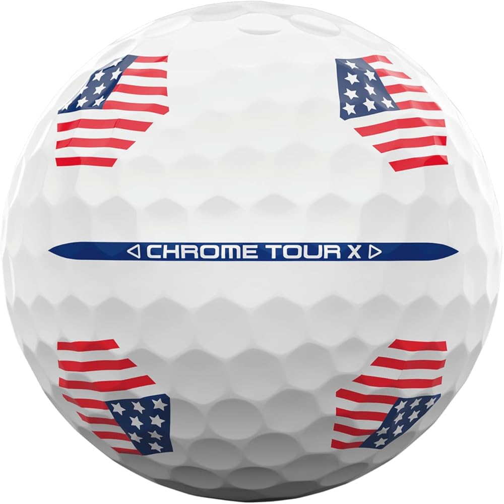 Callaway Chrome Tour X Golf Balls 4-Piece Structure TruTrack Technology White