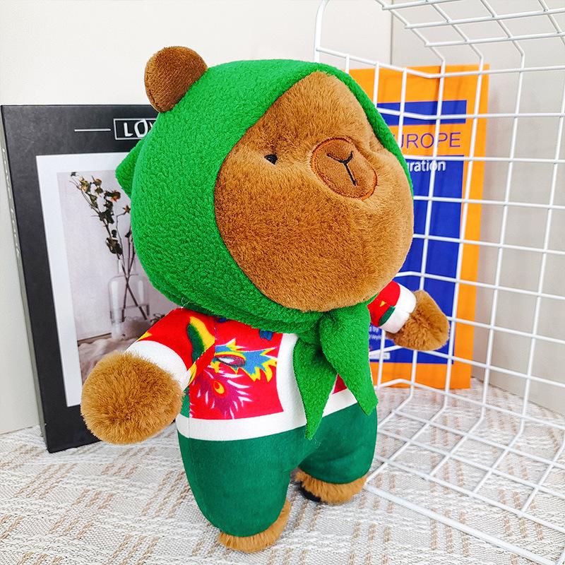 

Уродливая милая кукла-капибара, куртка с цветком на северо-востоке, плюшевая кукла-машина с когтями длиной восемь дюймов see specifications