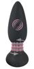 Black Velvets - Rotating Butt Plug with Remote Control 14 cm Black