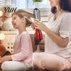 Asciugacapelli Portatile per Viaggio 3-in-1 Spazzola ad Aria Calda Rotante, E Spazzola Styling Impostazioni Fredde, Styler Lisciante Arricciante Anti Scottatura