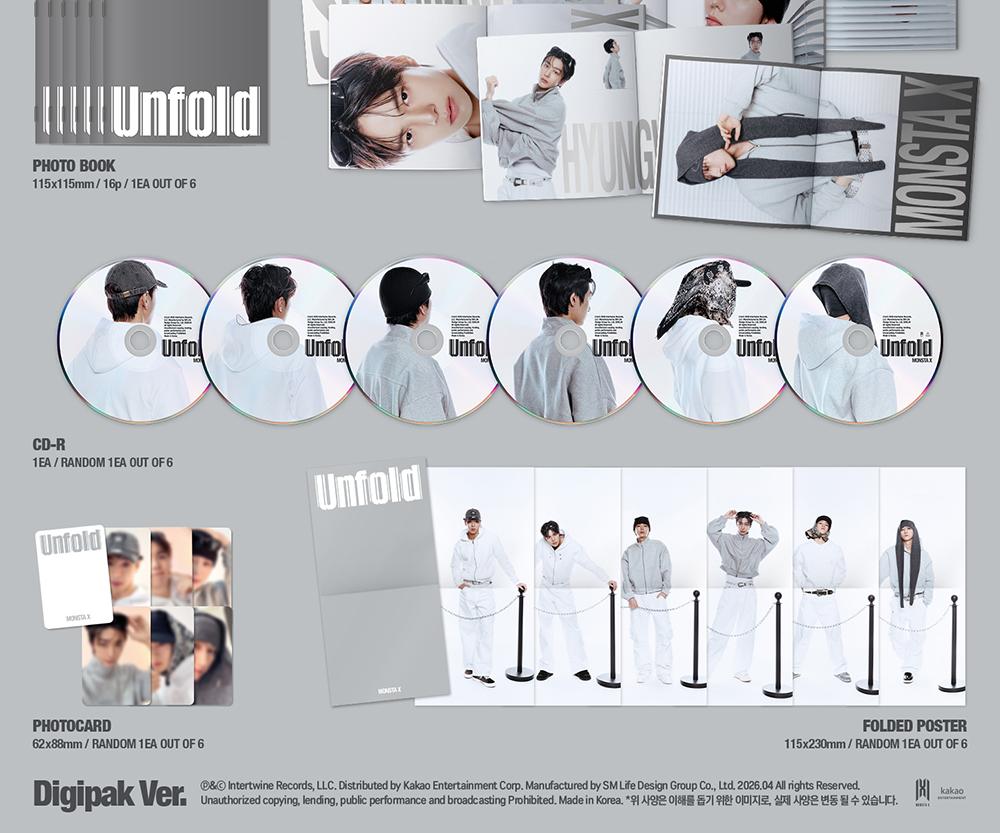 Monsta X [ENTFALTEN] US-ALBUM (DIGIPACK Ver.)