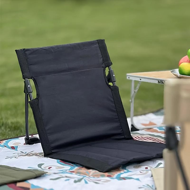 Lightweight Foldable Camping Chair Portable Outdoor Seat With Backrest Storage Bag Lazy Chair Beach Garden Travel Picnic Hiking