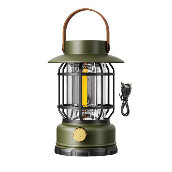 Outdoor Solar Camping Lantern IPX4 Waterproof USB Rechargeable LED Light Super Bright Lightweight Hiking Tent Hanging Emergency Lamp