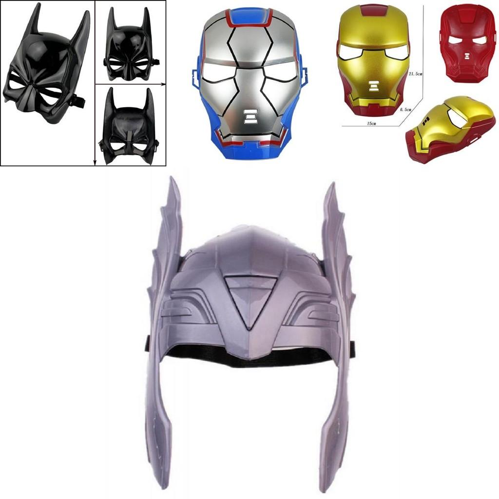 Plastic Thor Helmet Mask For Adult Unisex Halloween Masquerade Parties**