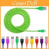 1m 3m 2m Nylon Geflochtenes Micro-USB-Kabel Ladekabel für Android iPhone Mobiltelefon