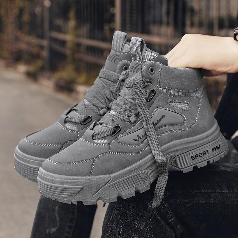 Men's Shoes Martin Boots Men's Autumn and Winter New Outdoor Tooling Shoes Hiking Shoes Men's Boots