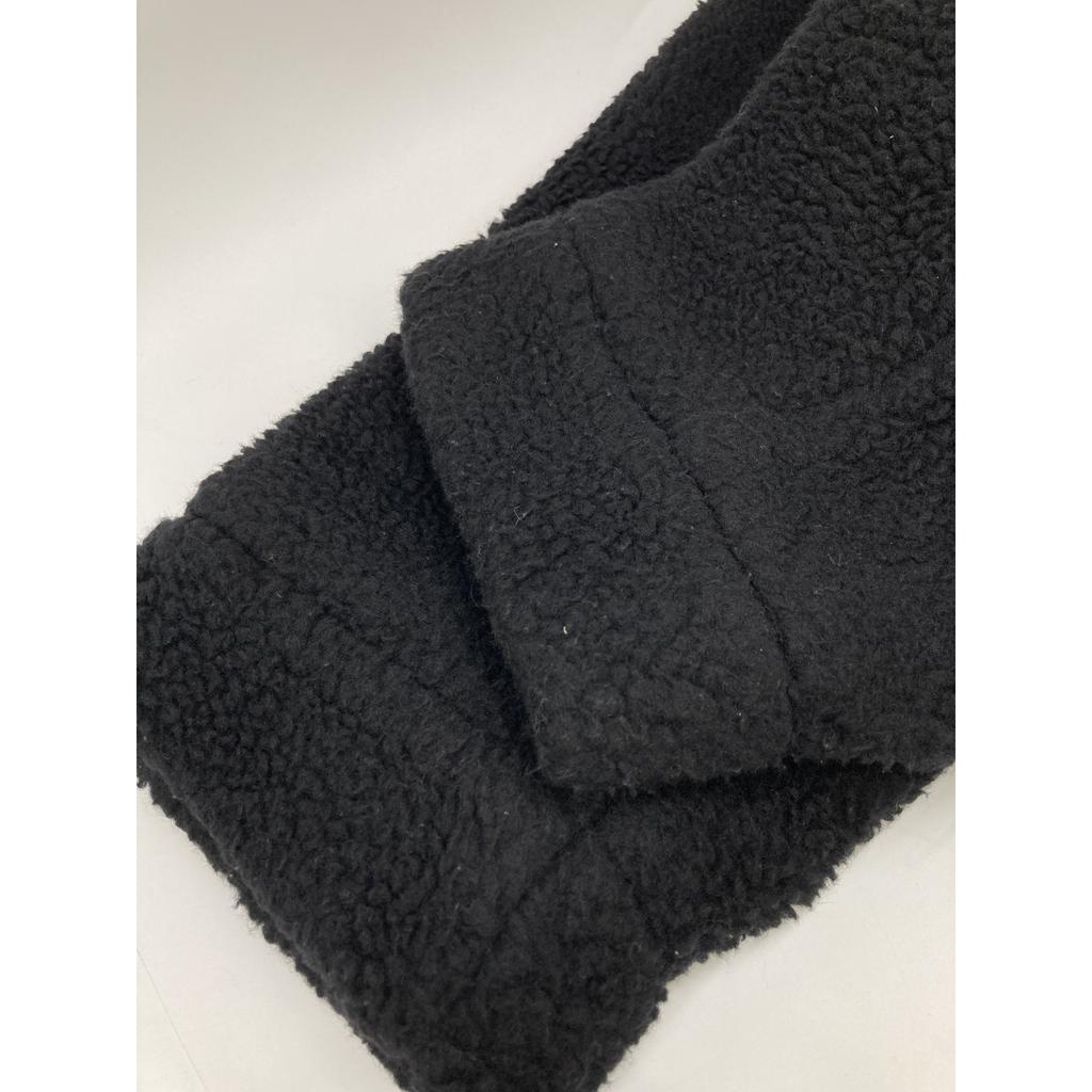 Doublet Černá Bunda z umělé kožešiny s fotografickou výšivkou M černáPoužitá