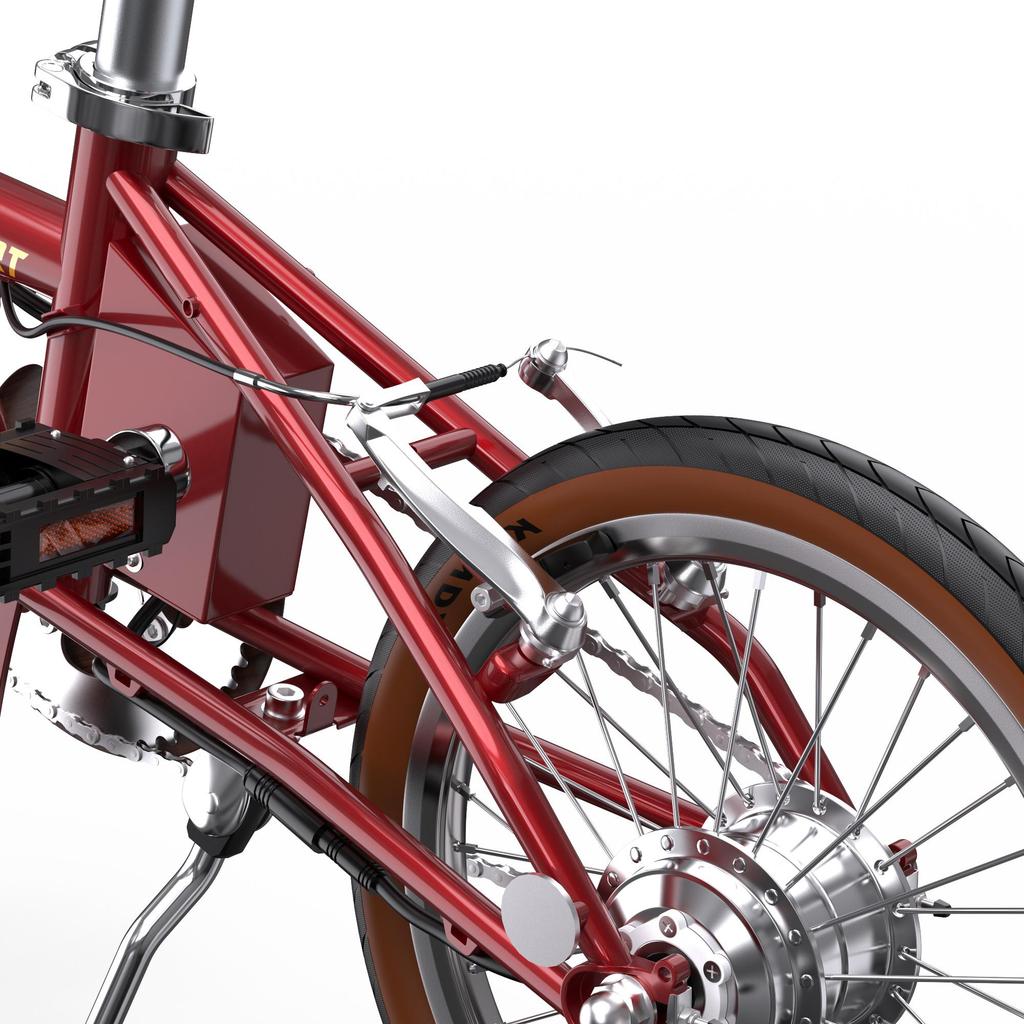 ONESPORT OT02 Electric Bicycle: 16-inch 250W Motor, Top Speed 25 Km/h, 36V 5.2AH, Maximum Range 25 Km