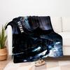 DC Universe Online Batman PosterBlanket Flannel Throw Blanket for Sofa, Bed, Travel, Camping, Office, Couch, Chair