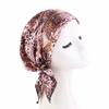 Floral Print Muslim Women Inner Hijabs Cap Arab Wrap Head Scarf Turban Bonnet Ready To Wear Hijab Femme Underscarf Caps Turbante