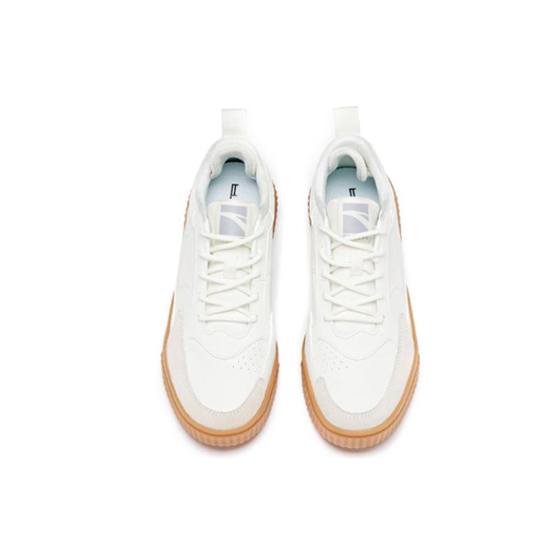 Anta Low-Top Skateboard Shoes Women's Ivory White Sneakers