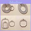 Embroidery Wood Grain Antique Hoops Retro Diy Ovalround Tools Decor