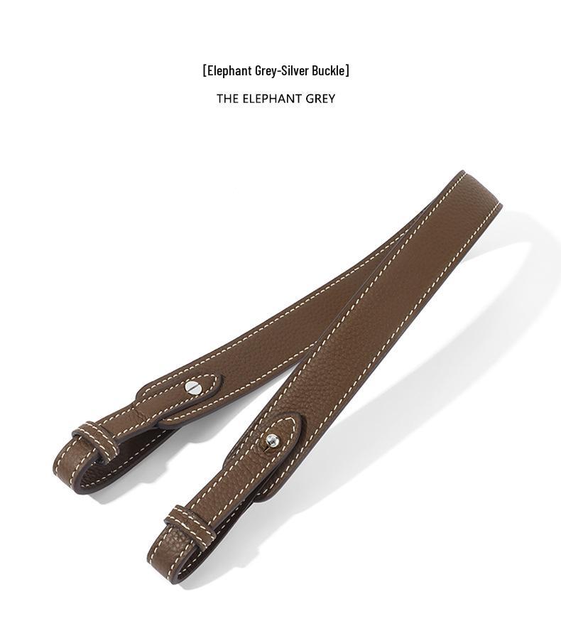 Ma Huang Shi A-35 Wide Leather Crossbody Shoulder Strap for Lindy Evelyn Basket Kelly Bags