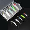 5Pcs/Box Long Tail Minnow Fishing Lure 10.5cm Floating Hard Bait Artificial Wobbler Crankbait 3D Eye Carp Perch Fishing Tackles