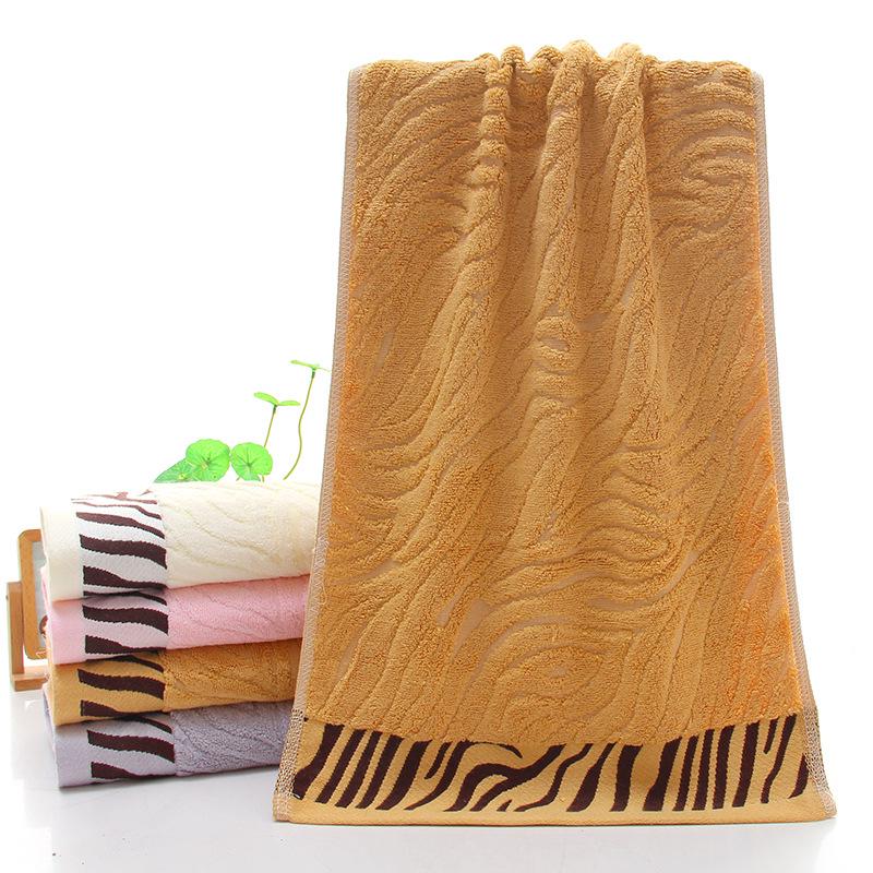 Bamboo Fiber Towel Tiger Pattern Thickened Face Towel Gift Bamboo Charcoal Fiber Towel