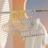 10Pcs Non-slip Acrylic Clothes Hangers Thickened Trouser Rack Durable Laundry Hanger  Wardrobe