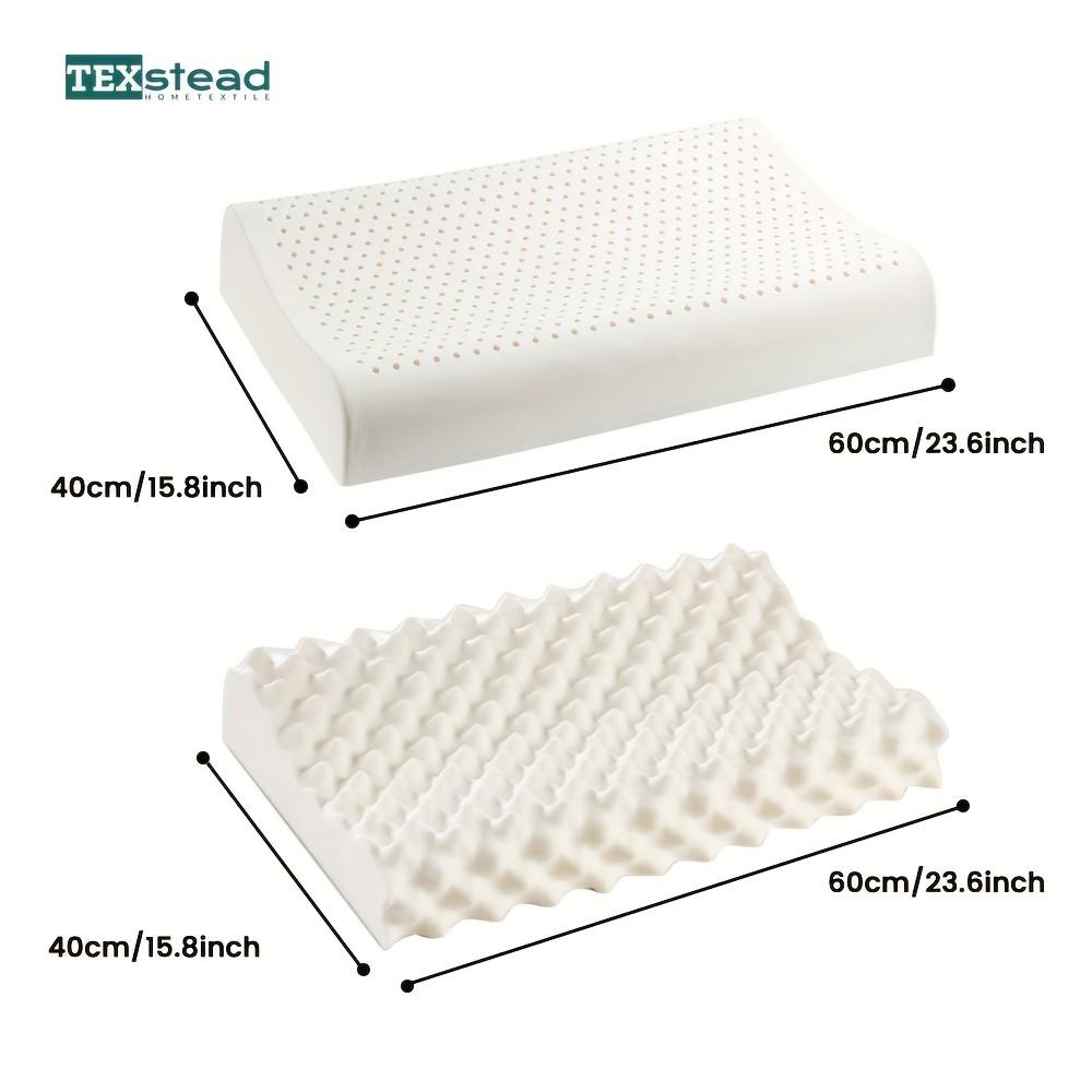 1 Pcs 93% Latex Pillow Massage Pillows for Sleeping Orthopedic Pillow Pure Natural Latex Memory Pillow