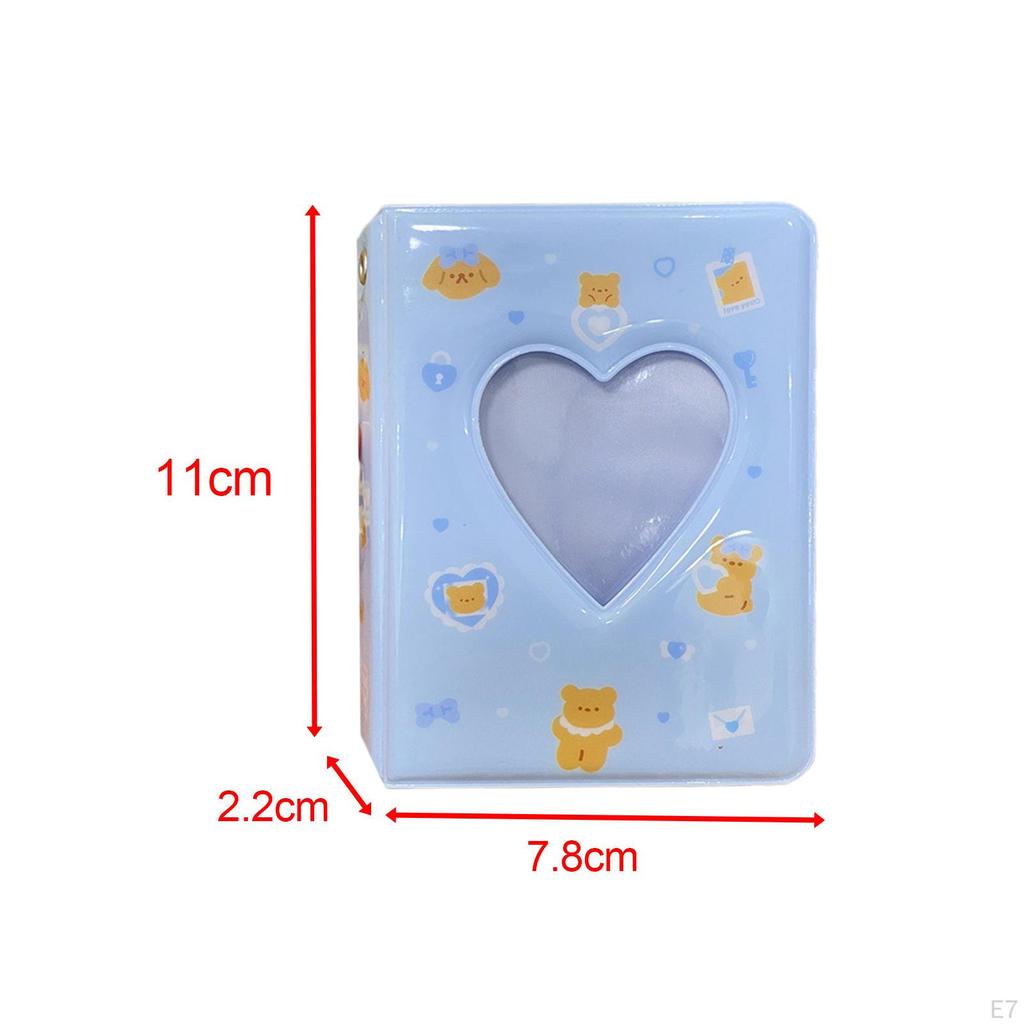 3 Inch Korean Idols Photocard Holder Book Binder, Hollow Sleeves for Photo